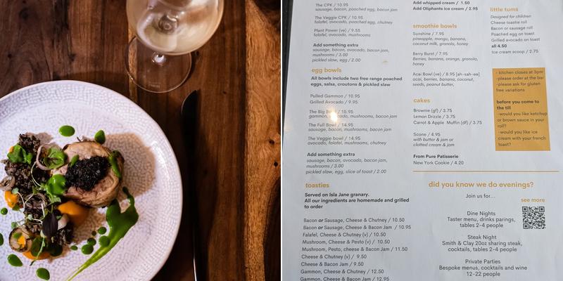 Cornwall Place Kitchen Menu