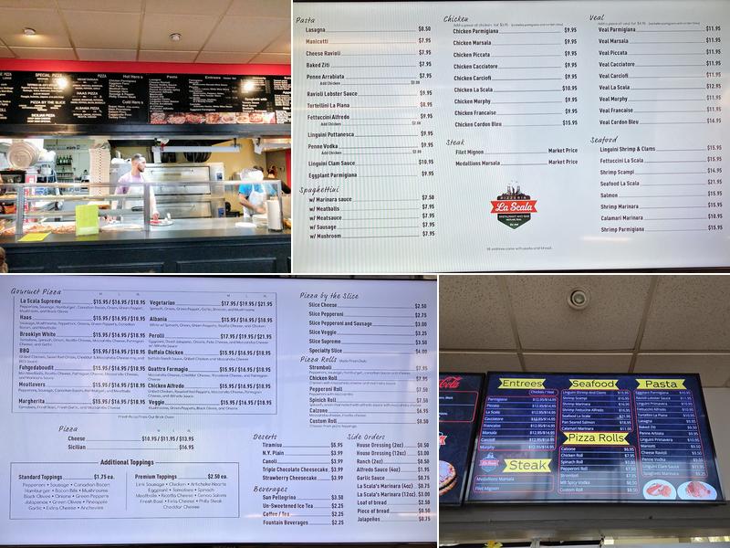 La Scala Pizzeria Menu