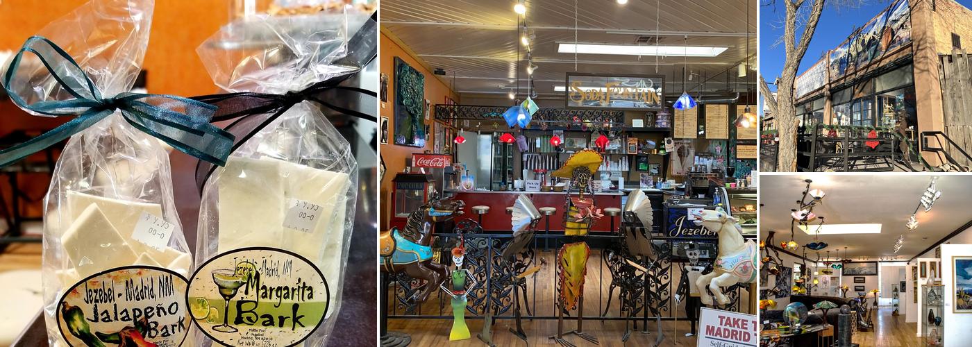 Jezebel Studio and Gallery, and Soda Fountain