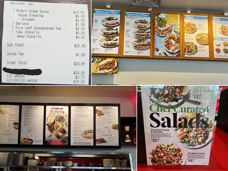 Luna Grill Flower Mound Menu