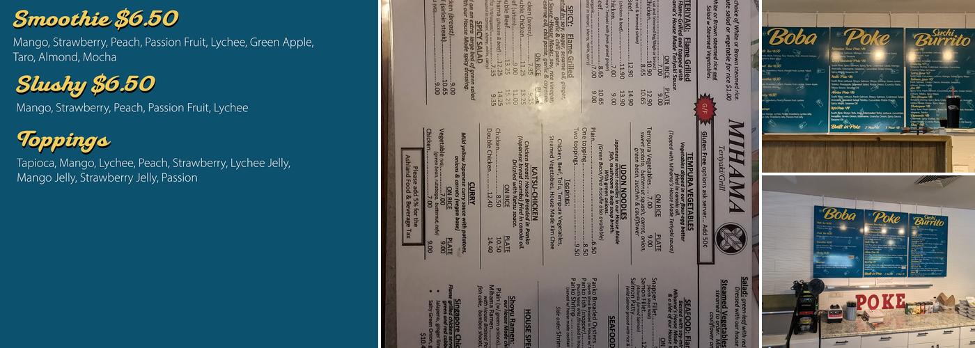 Wrap and Bubbles Menu