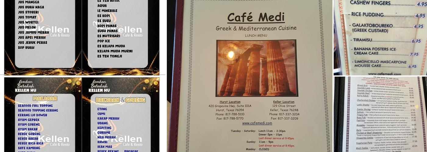 Café Medi Menu