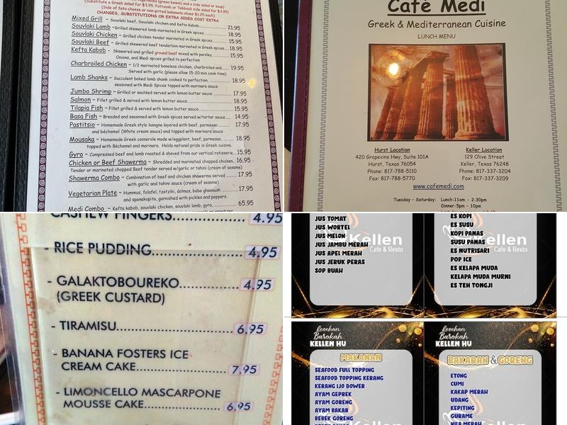 Café Medi Menu