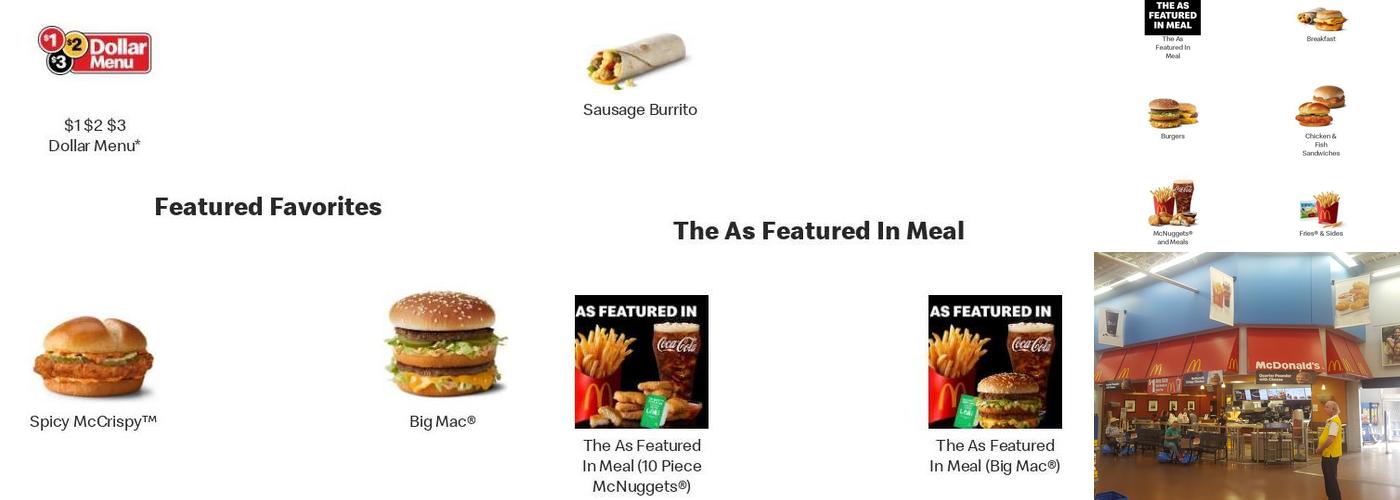 McDonald's Menu