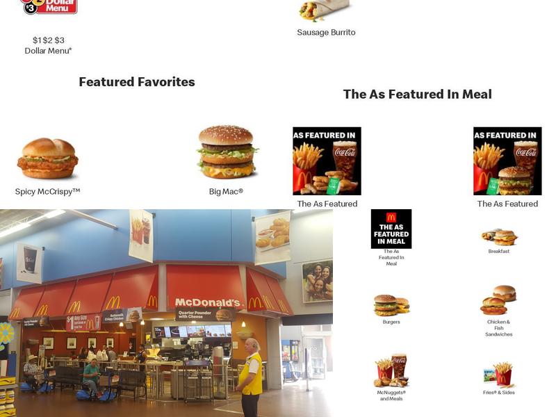 McDonald's Menu