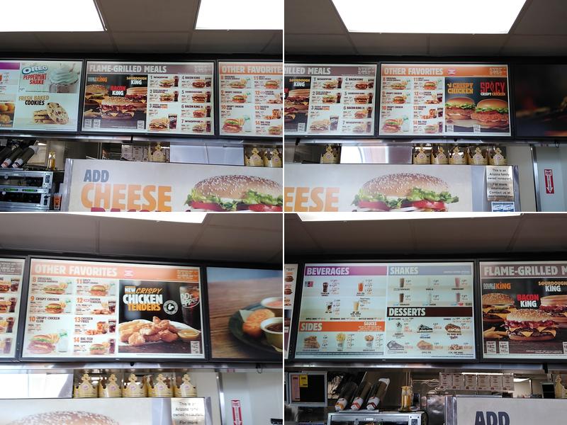 Burger King Menu