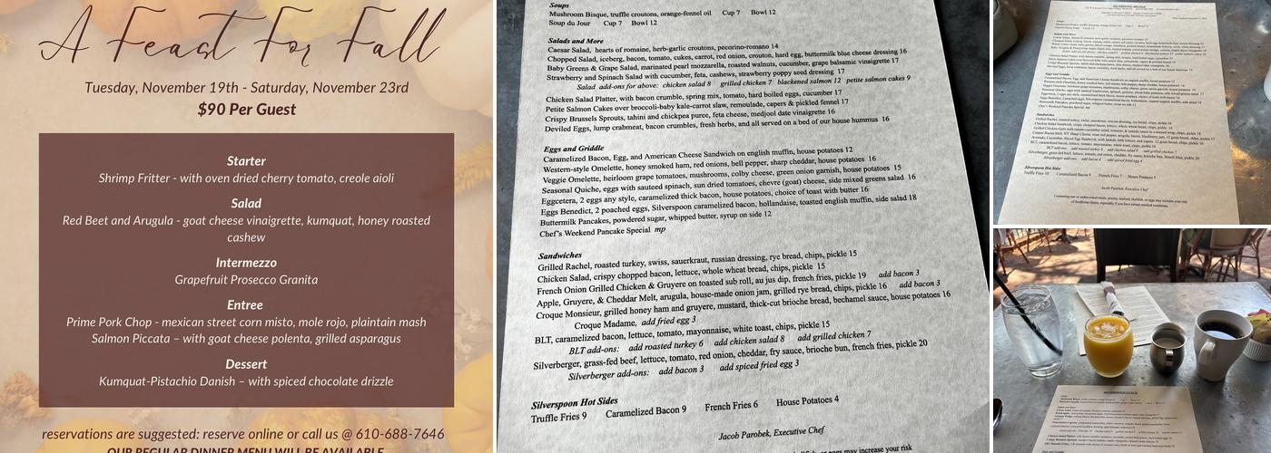 The Silverspoon Menu
