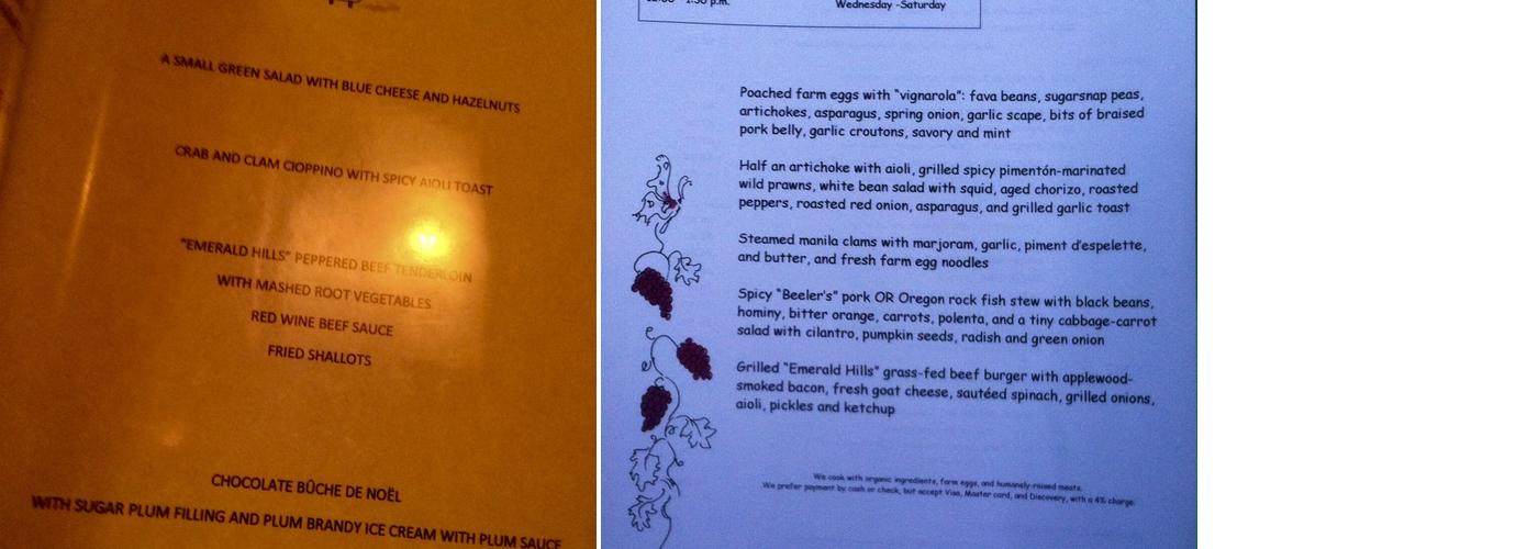 New Sammy's Cowboy Bistro Menu