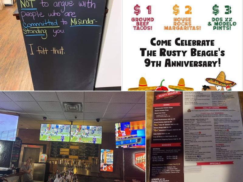 Rusty Beagle Menu