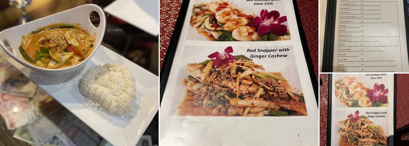 Thai Ruby Menu