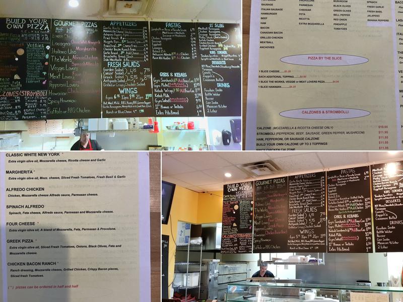 My New York Pizza Menu