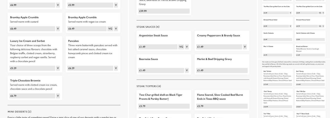 Fox Pond - Pub & Grill Menu