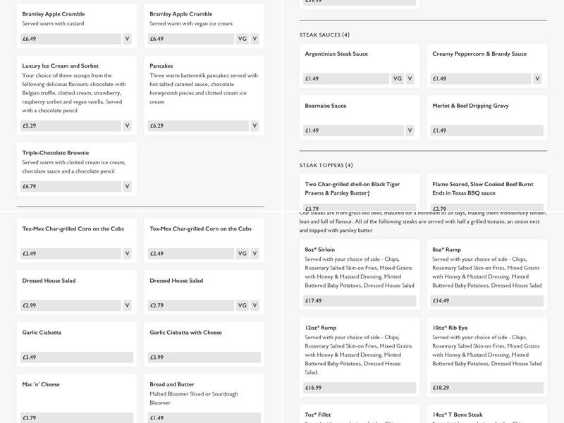 Fox Pond - Pub & Grill Menu