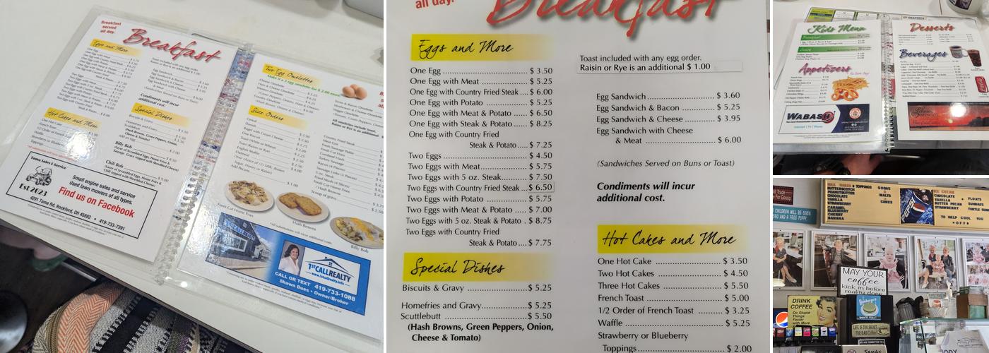 The Fountain Restaurant Menu