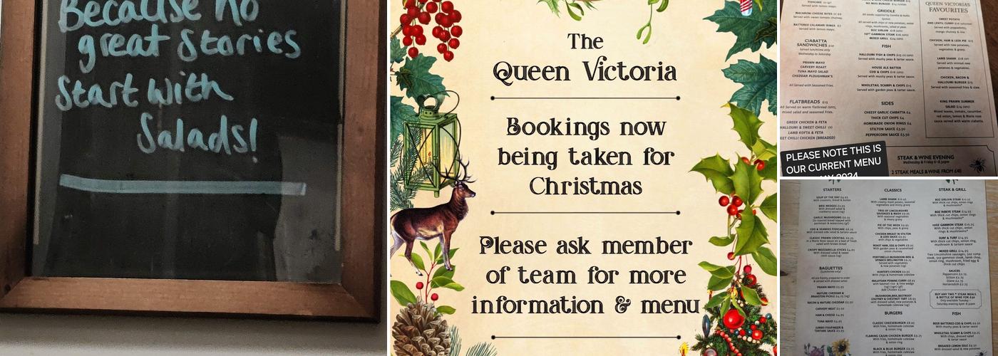 The Queen Victoria Menu