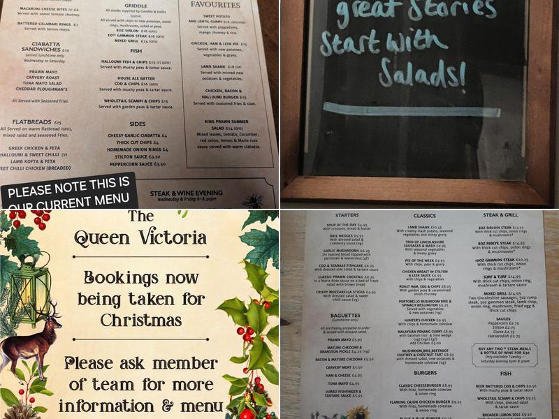 The Queen Victoria Menu