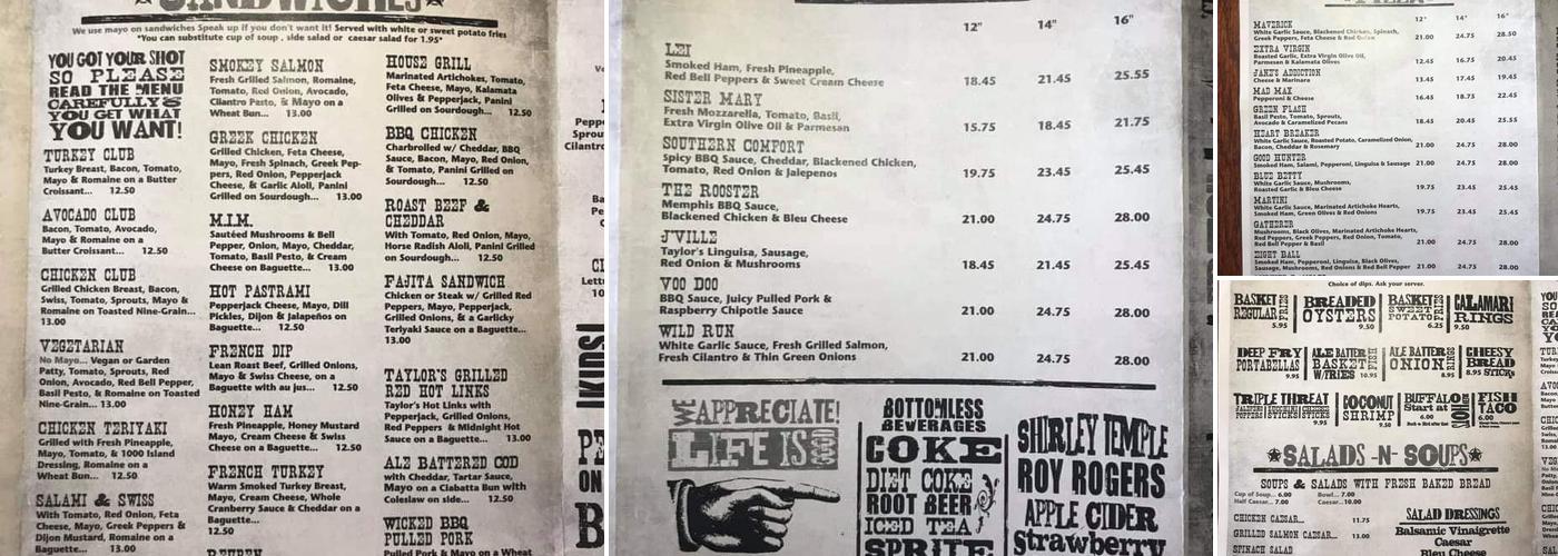 Circle J Menu