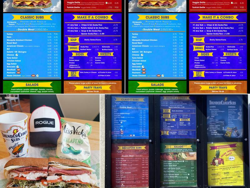 ThunderCloud Subs Menu