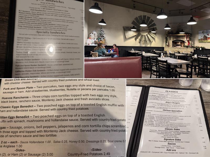 Fork and Spoon Menu