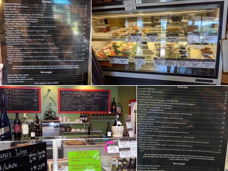 Paisano's Italian Kitchen Menu