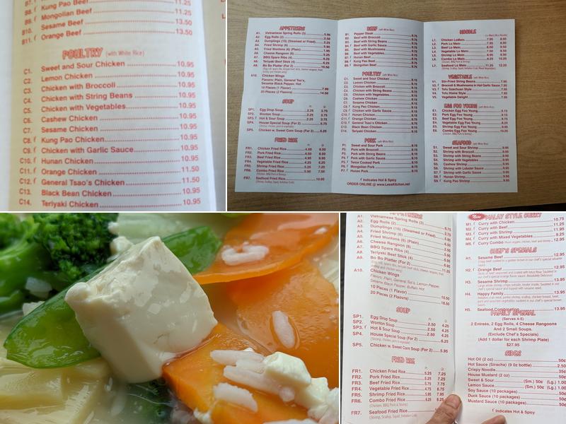 Lee's Kitchen Menu