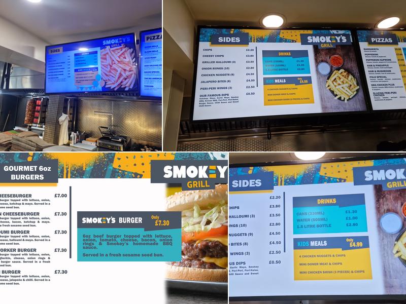 Smokey’s Grill Menu
