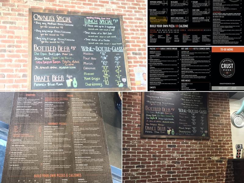 Crust Pizza Co. - Panther Creek Menu
