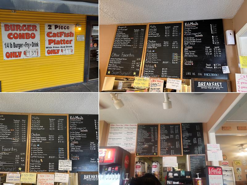 The Original Super Burger Willis Menu