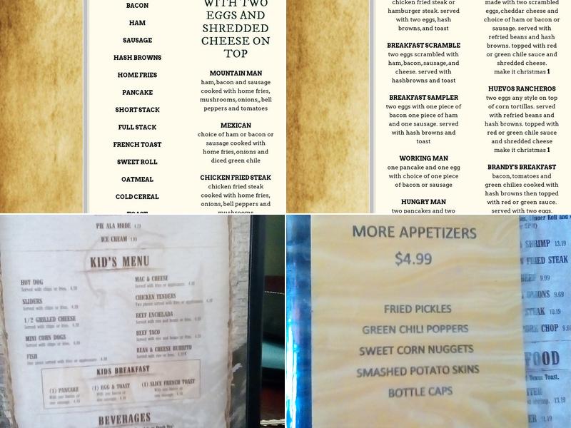 Aztec Restaurant Menu