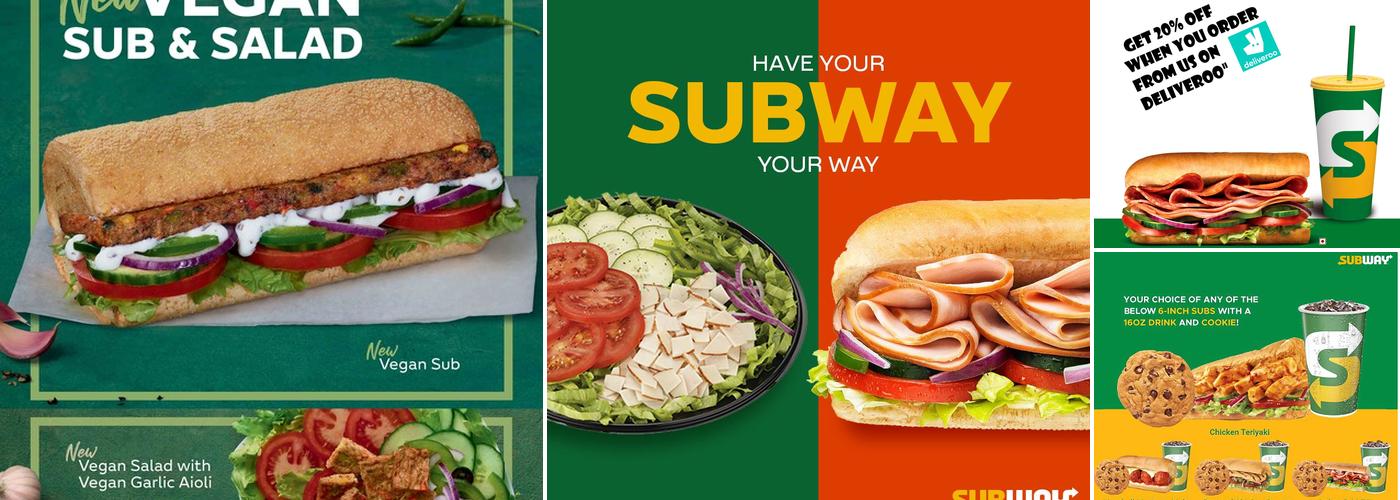 Subway Wellesley Road Menu