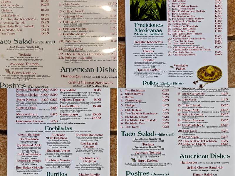 El Caporal - Bend Menu