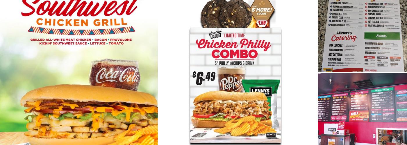 Lennys Grill & Subs Menu