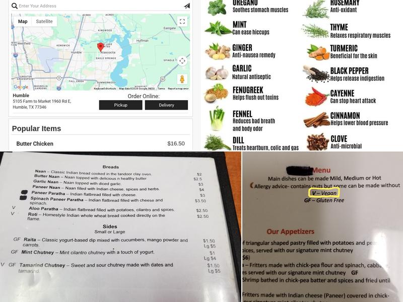 Curry Sultan Menu