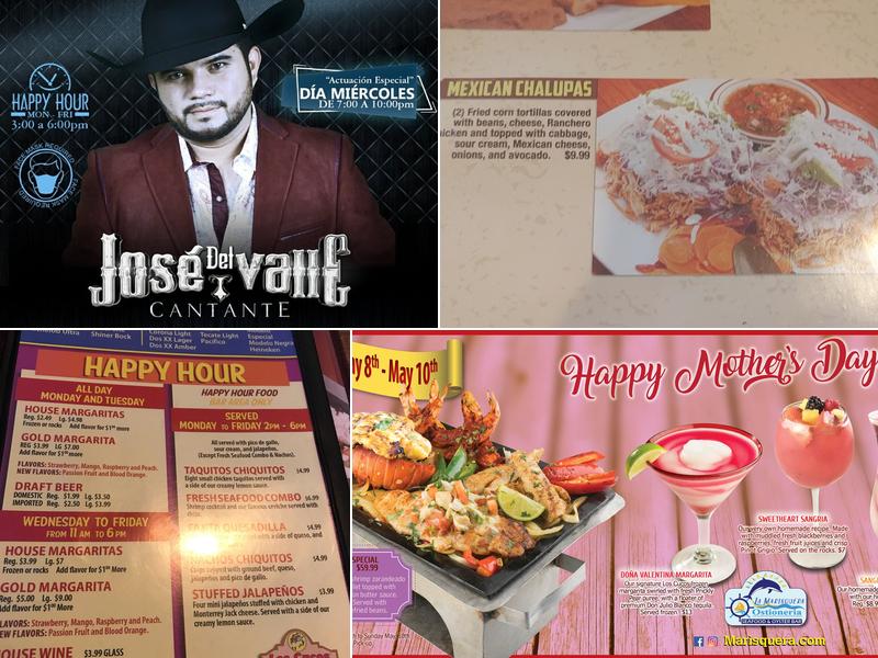 La Marisquera Ostioneria Menu