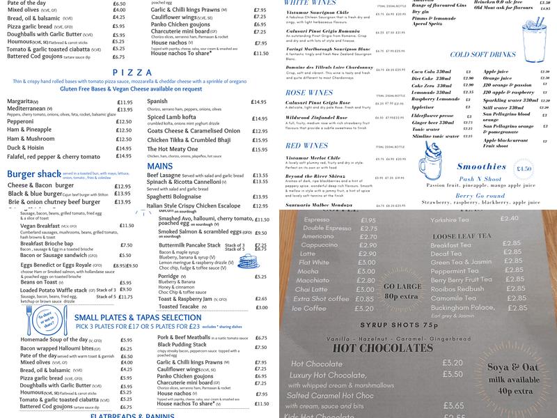 The Olive Branch Menu