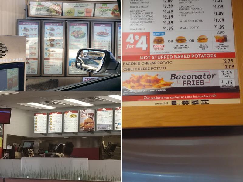 Wendy's Menu