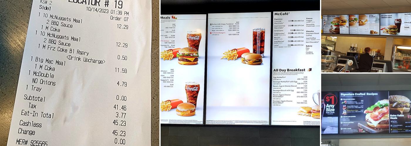 McDonald's Menu