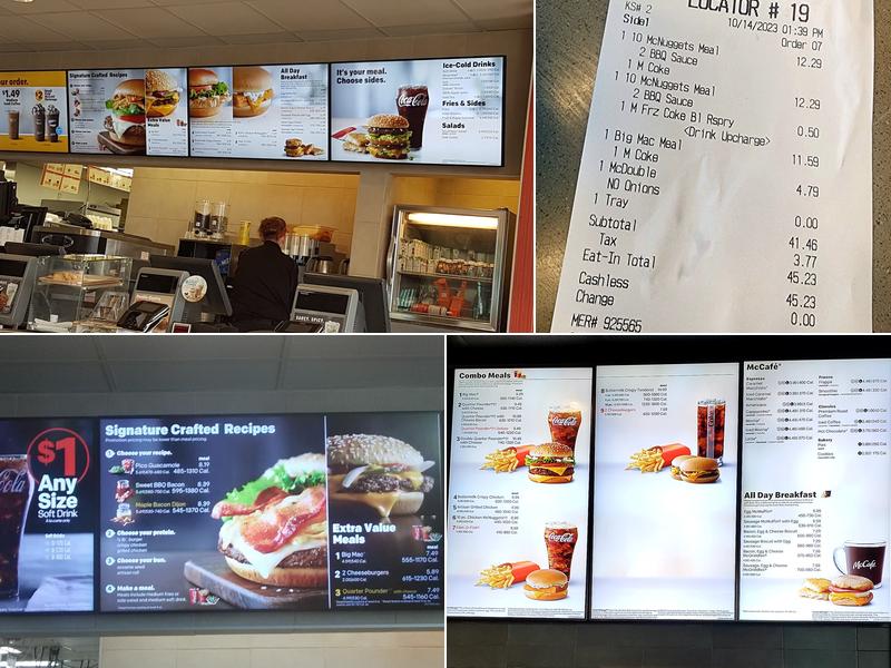 McDonald's Menu