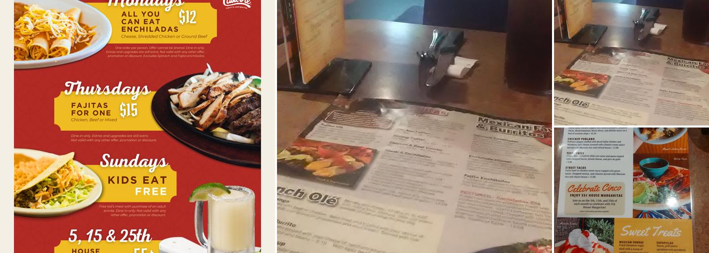 Casa Olé Conroe Menu