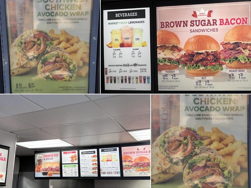 Arby's Menu