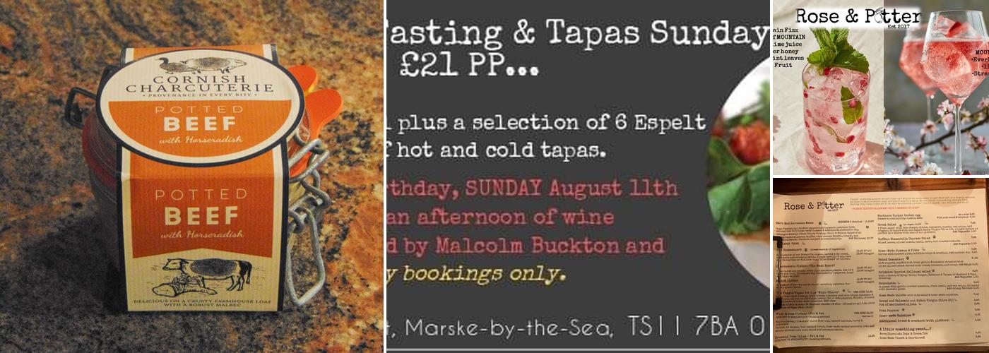 Rose & Potter Licensed Delicatessen, Café & Wine Bar Menu