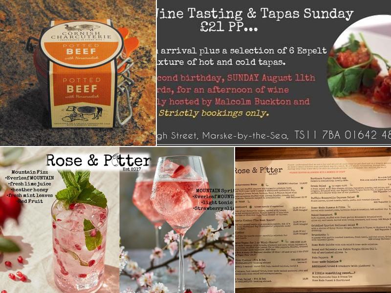 Rose & Potter Licensed Delicatessen, Café & Wine Bar Menu
