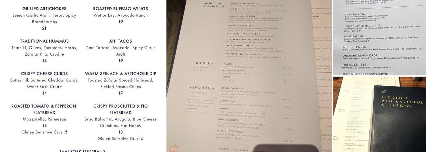 Del Frisco's Grille Menu