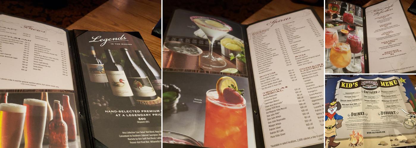Saltgrass Steak House Menu