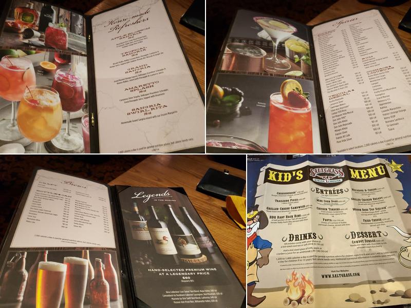 Saltgrass Steak House Menu