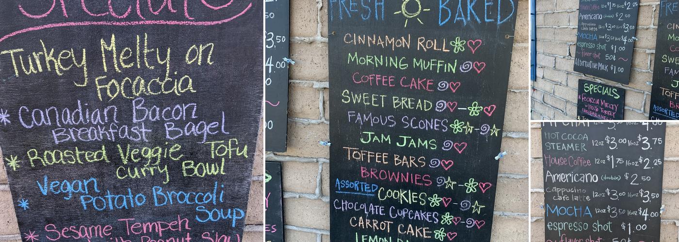 Angeline's Bakery & Cafe Menu