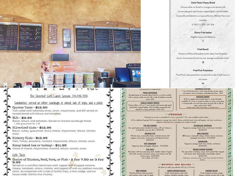 Silverleaf Café Menu
