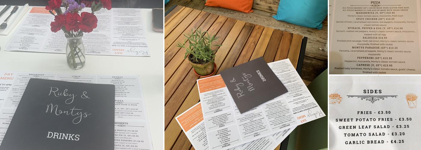 Ruby & Monty's Kitchen & Bar Menu