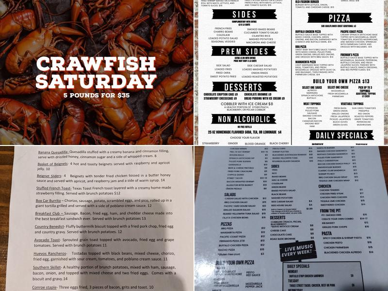 Pacific Yard House Menu