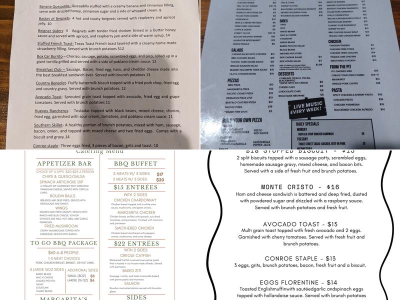 Pacific Yard House Menu
